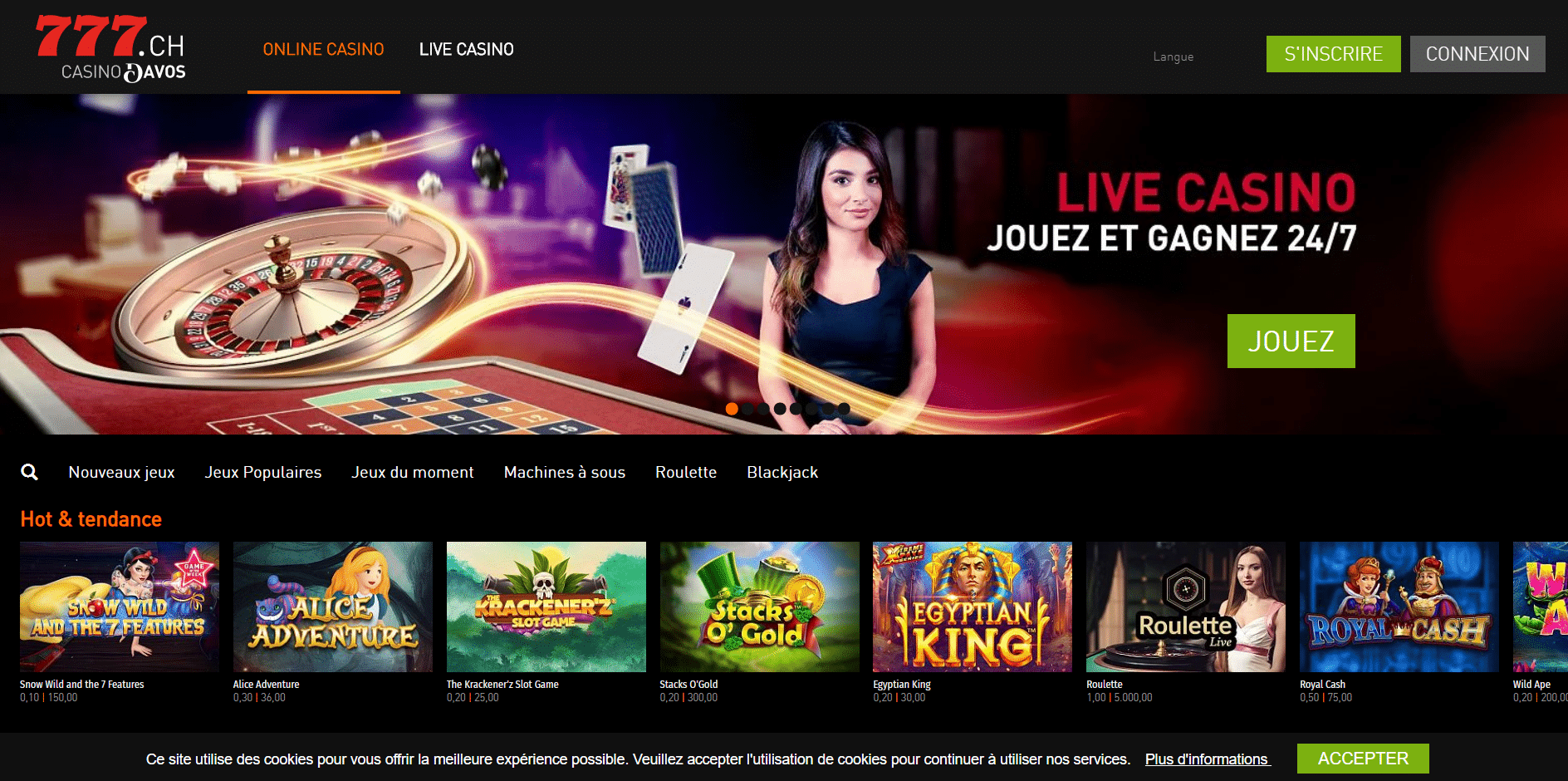 casino777 page d'accueil