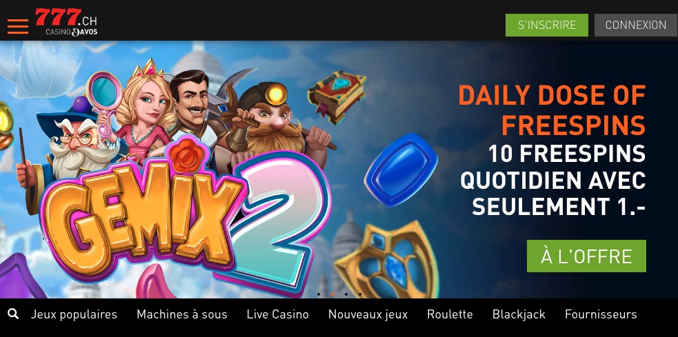 Les promotions Daily Dose sur le Casino777