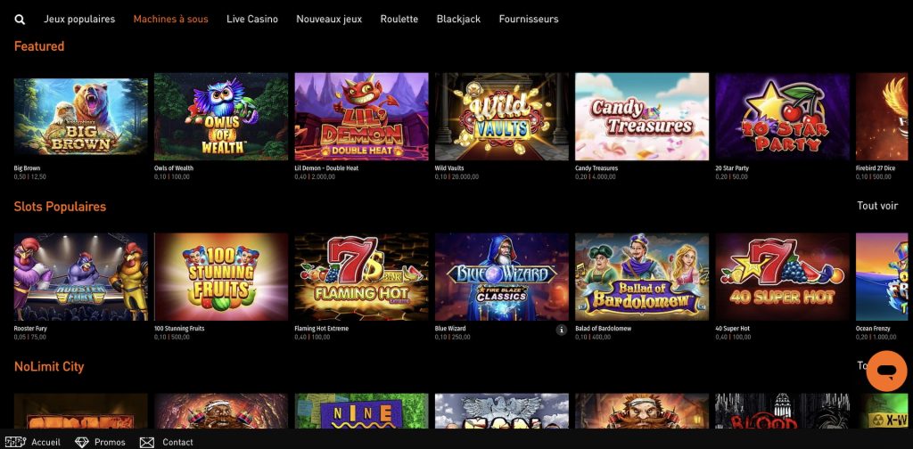 Casino777 propose des machines à sous classiques et modernes.