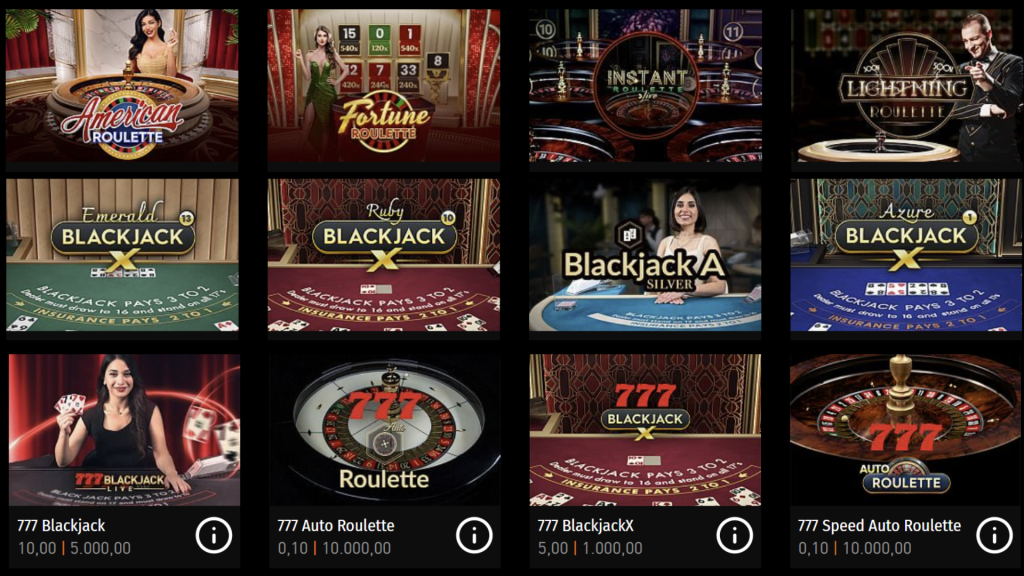 Live Casino Casino777