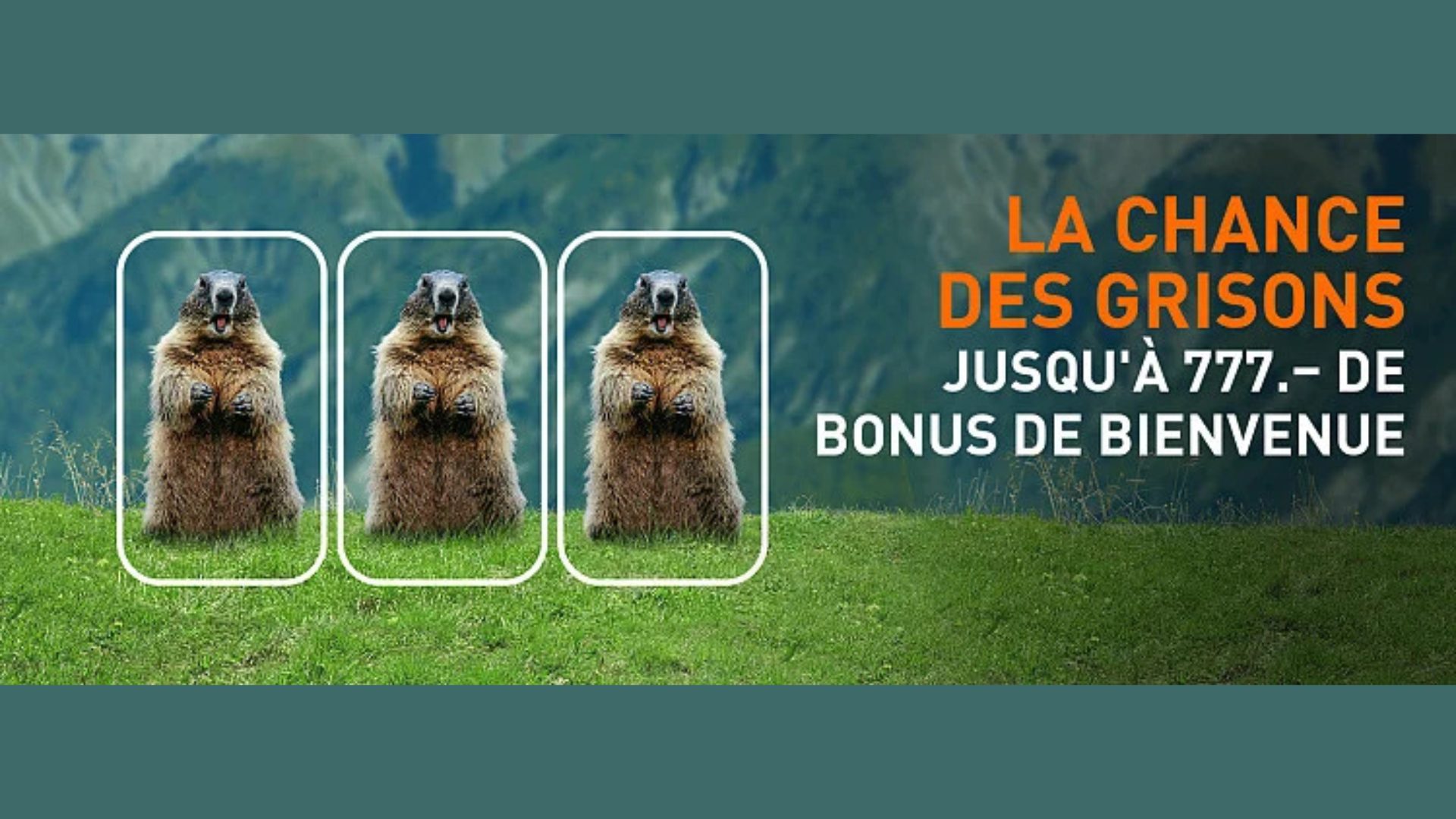 promotions la chance des grisons avec le code bonus casino 777