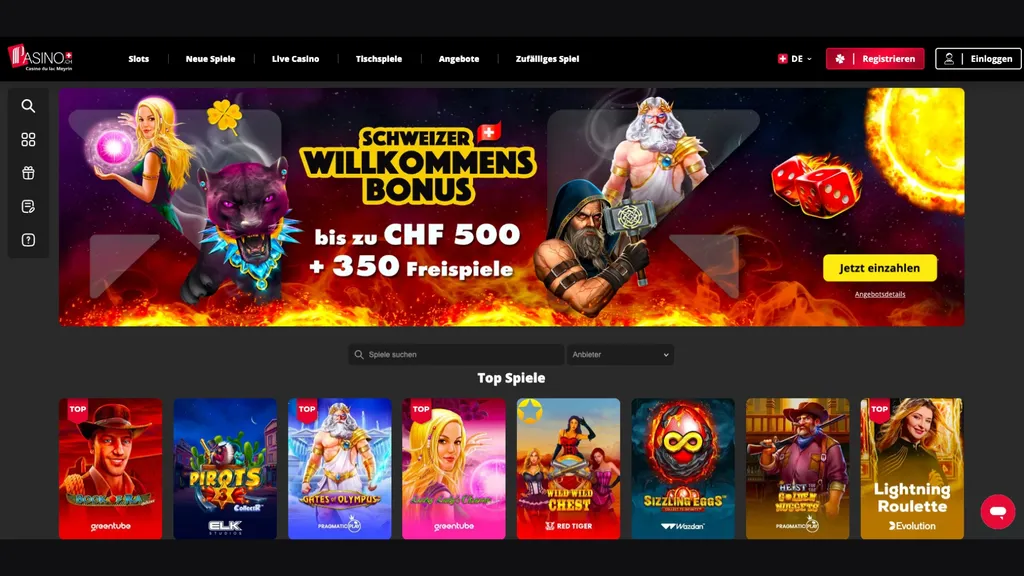 Pasino ist ein Schweizer Online Casino, das mit Partouche lanciert wurde