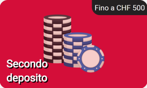 Bonus Jackpots.ch 2025:Bonus sul primo deposito fino a 1'000 CHF